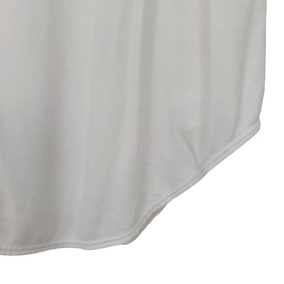 Nike Tank Top Womens XS White Racerback Curvy Hem Lightweight Athletic Gym Yoga - Picture 8 of 9